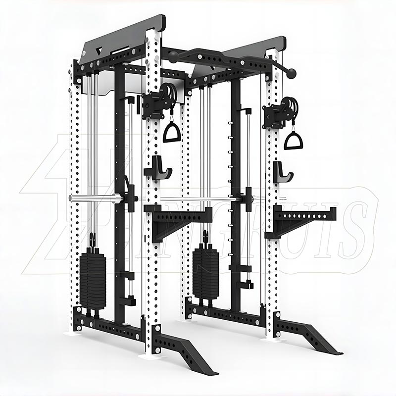 Omnes-in-unum Power Rack cum Cable Crossover+ Smith